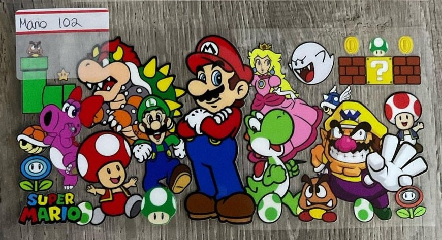 Mario - 16 oz UV DTF Wraps