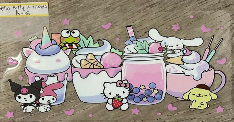 A16 Hello kitty - 16 oz uv dtf wraps