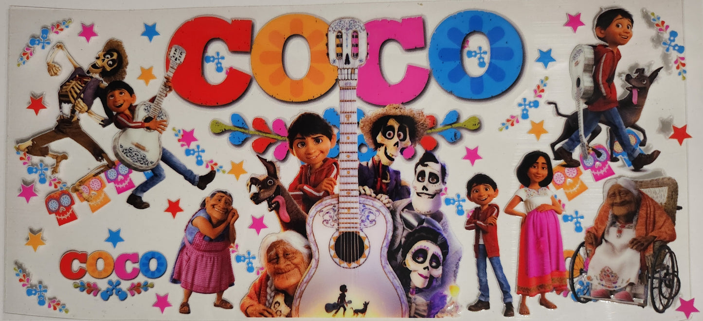 Coco - 16 oz UV DTF Wraps