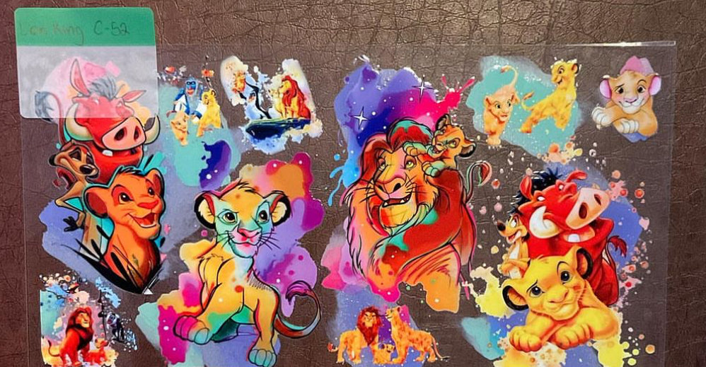 Lion King- 16 oz UV DTF Wraps