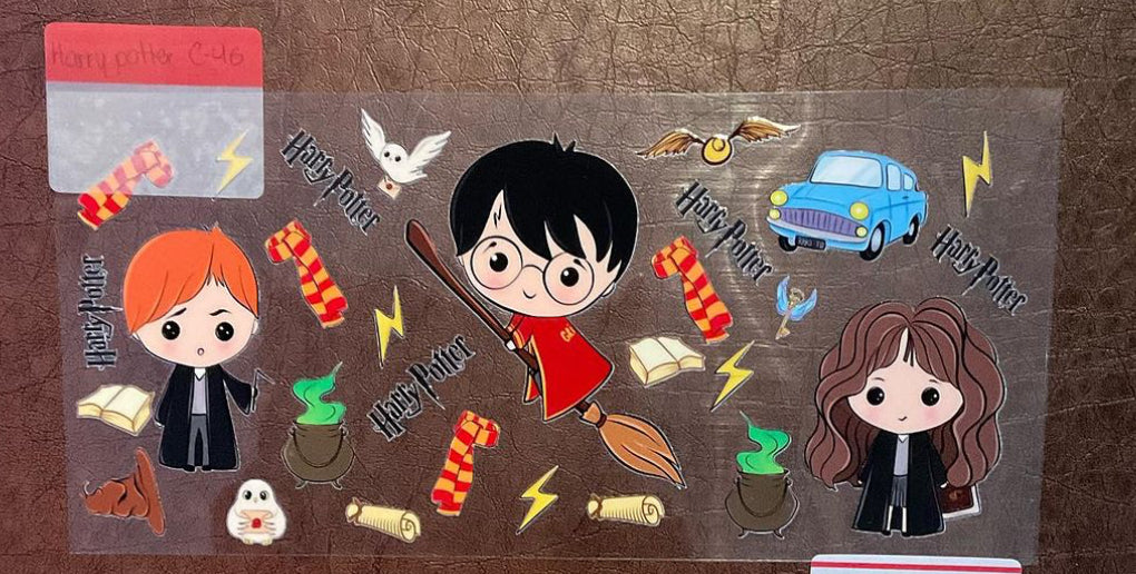 Harry Potter -16 oz UV DTF Wraps
