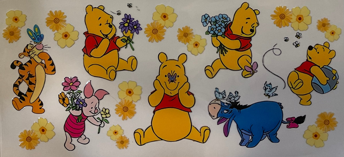 Winnie The Pooh - 16 oz UV DTF Wraps.