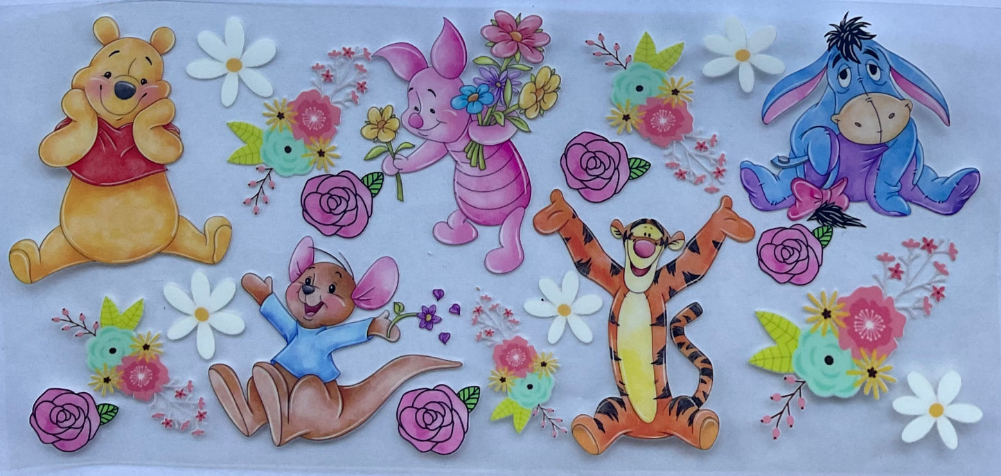 Winnie The Pooh - 16 oz UV DTF Wraps