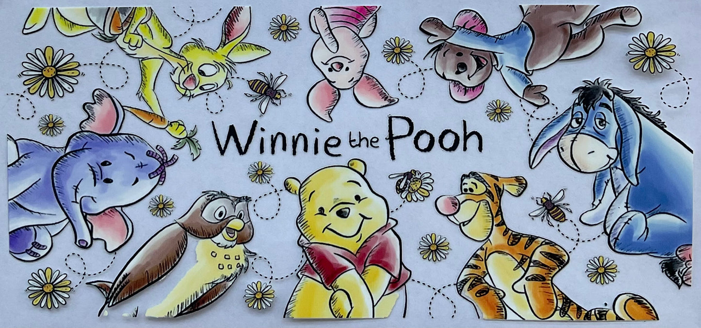 Winnie The Pooh - 16 oz UV DTF Wraps
