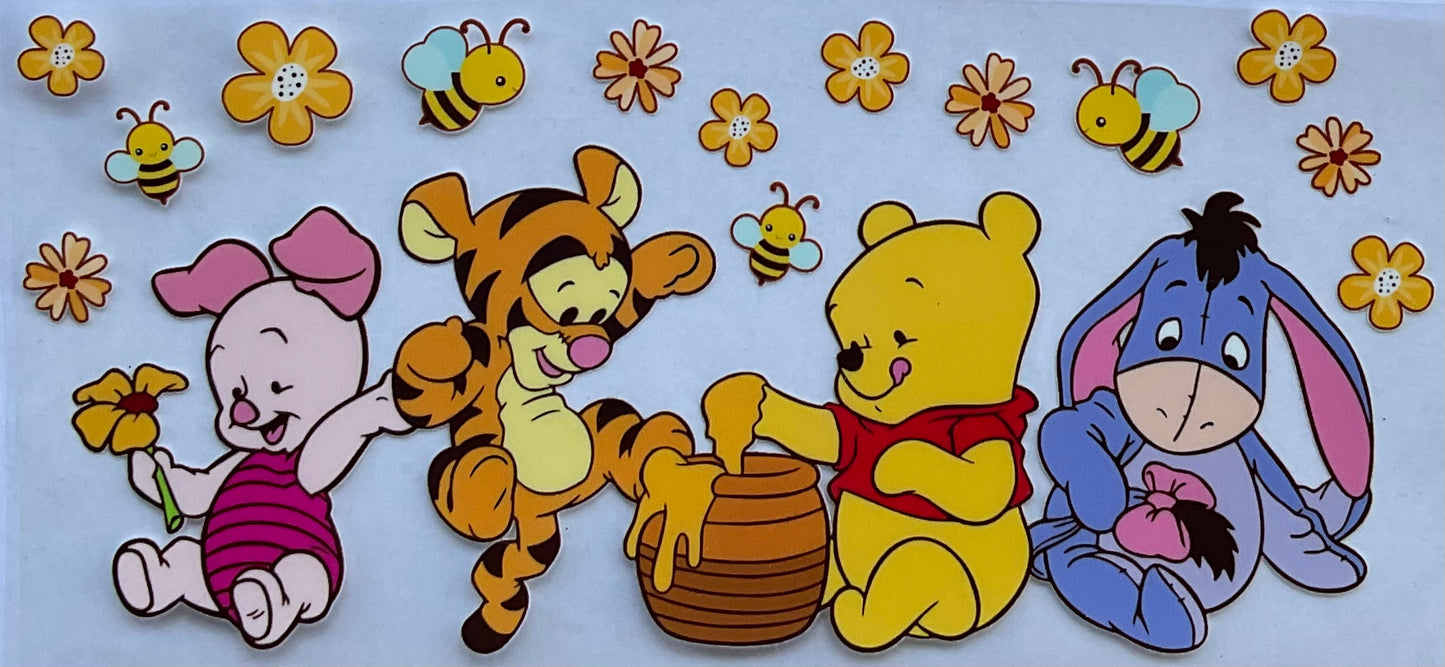 Winnie The Pooh - 16 oz UV DTF Wraps