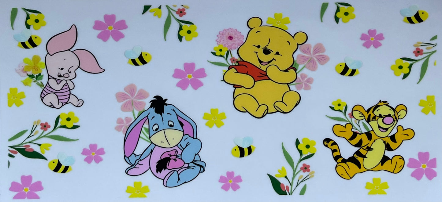 Winnie The Pooh - 16 oz UV DTF Wraps