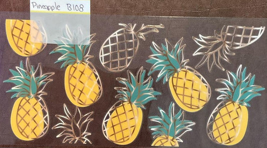 Pineapple - 16 oz UV DTF Wraps