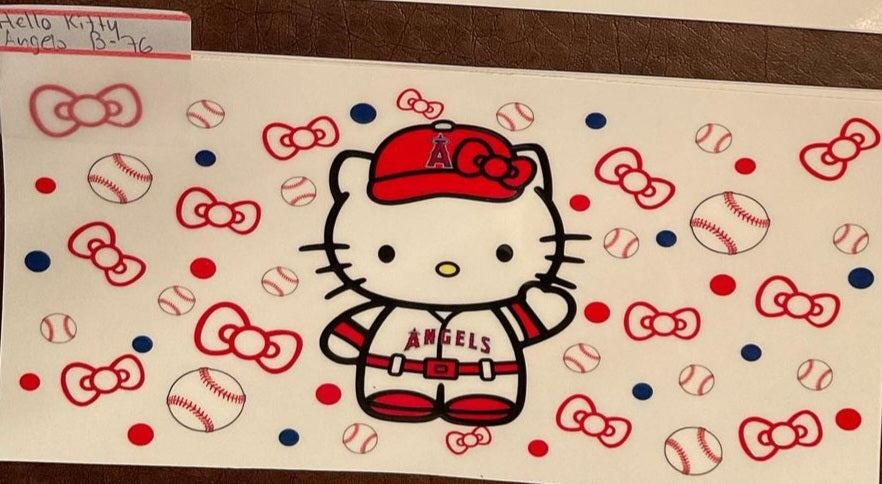 Hello Kitty - 16 oz UV DTF Wraps