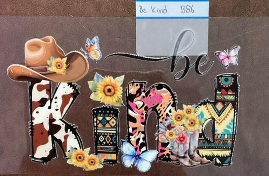Be Kind - 16 oz UV DTF Wraps