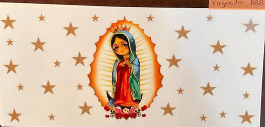 Virgencita - 16 oz UV DTF Wraps