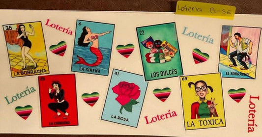 Loteria - 16 oz UV DTF Wraps