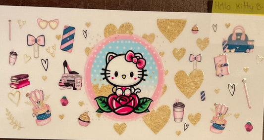 Hello kitty - 16 oz UV DTF wraps