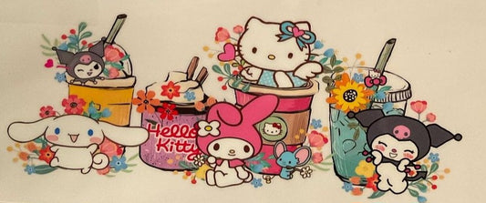 Hello Kitty - 16 oz UV DTF Wraps