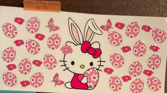 Hello Kitty - 16 oz UV DTF Wraps