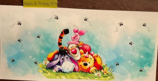 Winnie the Pooh - 16 oz UV DTF WRaps