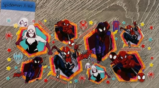 Spiderman - 16 oz UV DTF Wraps