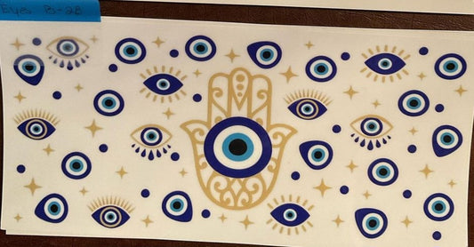 Eyes - 16 oz UV DTF Wraps