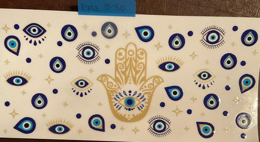Eyes - 16 oz UV DTF Wraps