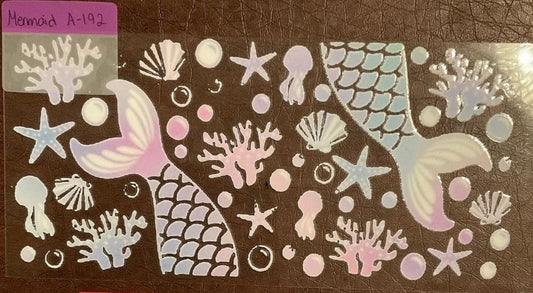 Mermaid - 16 oz UV DTF Wraps