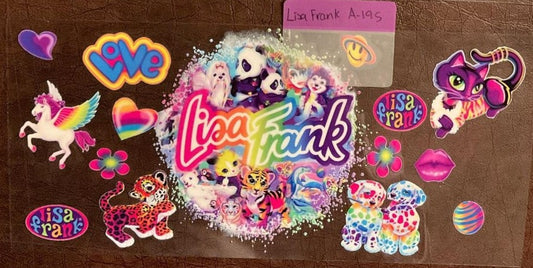Lisa Frank - 16 oz UV DTF Wraps