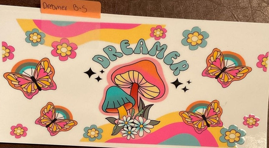 Dreamer - 16 oz UV DTF Wraps