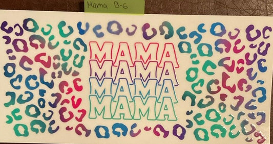 Mama - 16 oz UV DTF Wraps