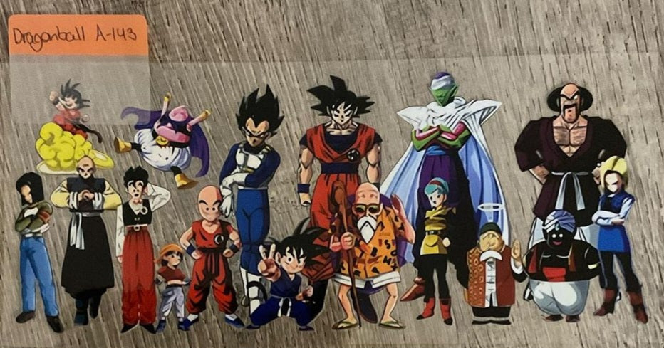 Dragon ball- 16 oz UV DTF Wraps