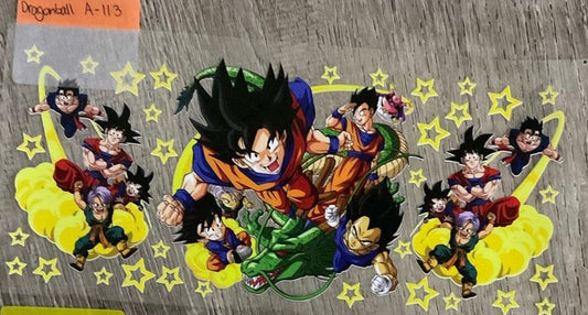 Dragon ball- 16 oz UV DTF Wraps