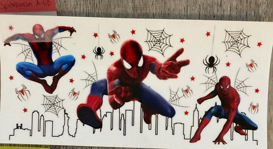 Spiderman - 16 oz UV DTF Wraps