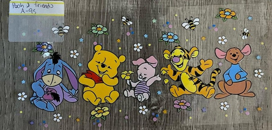 Winnie the Pooh - 16 oz UV DTF Wraps
