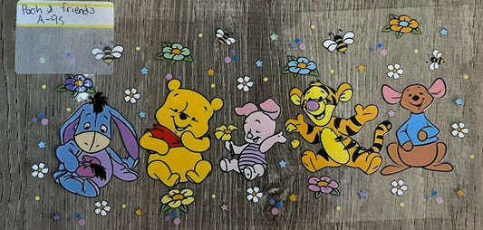 Winnie the Pooh - 16 oz UV DTF Wraps