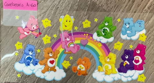 care bears - 16 oz UV DTF Wraps