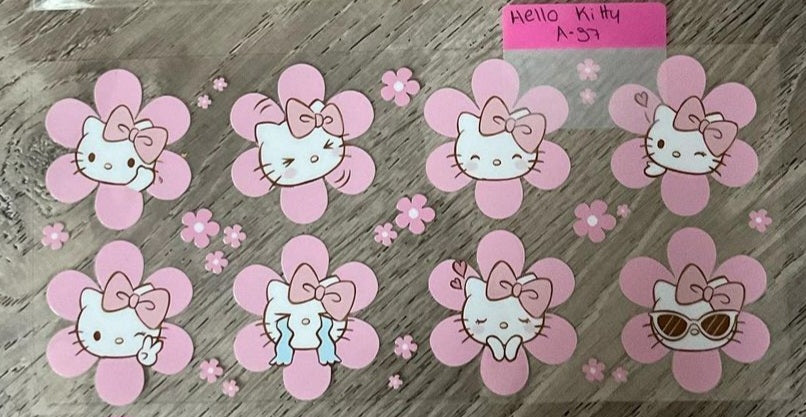 Hello Kitty - 16 oz UV DTF wraps