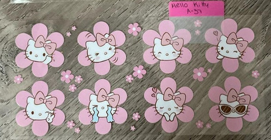 Hello Kitty - 16 oz UV DTF wraps