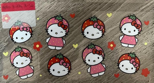 Hello Kitty - 16 oz UV DTF Wraps
