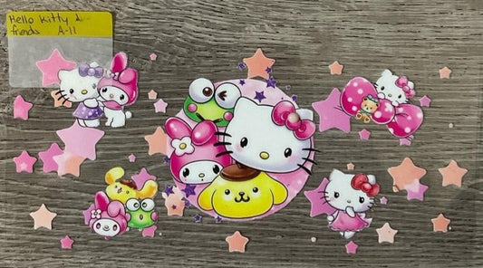 Hello kitty - 16 oz UV DTF Wraps