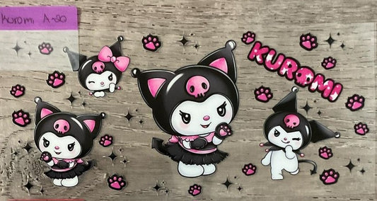Kuromi - 16 oz uv dtf wraps