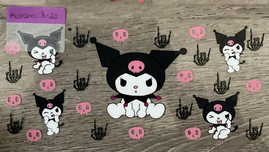Kuromi - 16 oz UV DTF Wraps