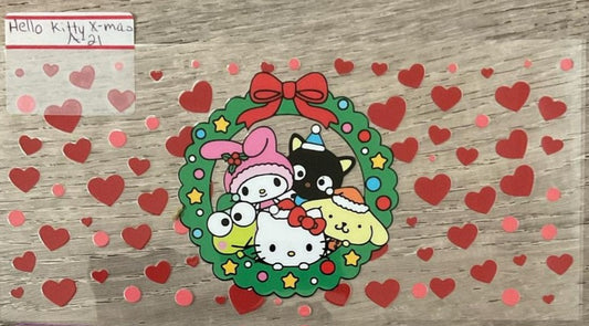 Hello kitty - 16 oz uv dtf wraps