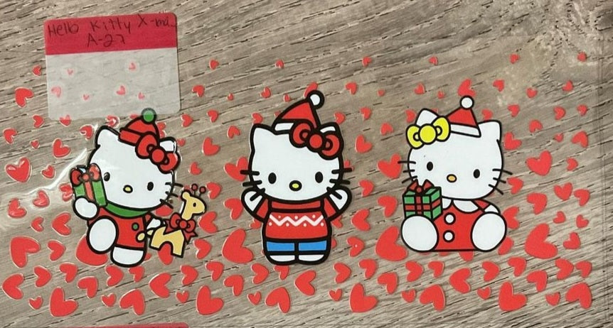 Hello kitty - 16 oz UV DTF WRaps