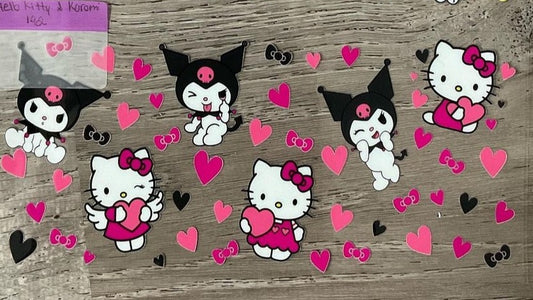 hello kitty - 16 oz UV DTF Wraps