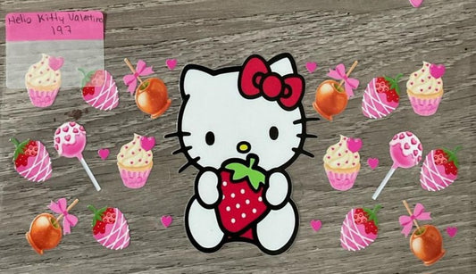 Hello kitty - 16 oz UV DTF Wraps