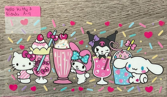 Hello kitty - 16 oz UV DTF Wraps