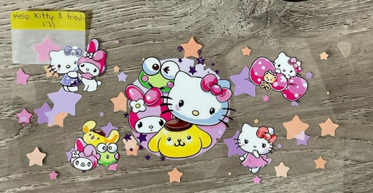 Hello kitty - 16 oz UV DTF Wraps