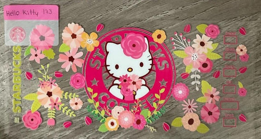 Hello kitty - 16 oz UV DTF Wraps