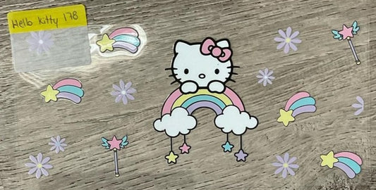 Hello kitty - 16 oz UV DTF Wraps